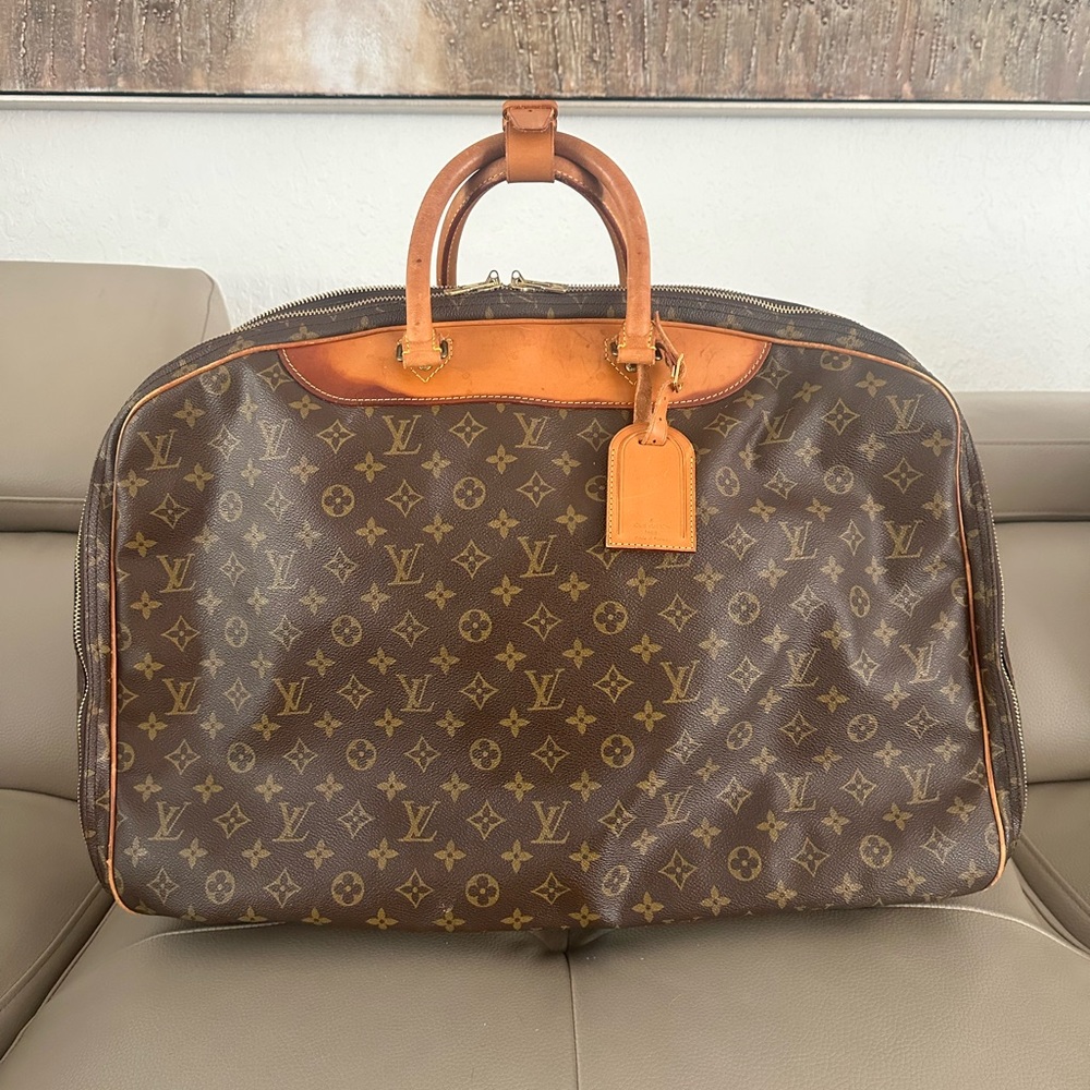 Louis Vuitton Vintage Alize 3 Poches Monogram Travel Luggage Bag